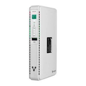 Mini no break VORAGO NBM-300 8 - 800 mah 2 rj45 1 usb para modem
