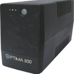 VICA No break interactivo Optima 800 - 800VA/480W, Voltaje 120/127 +/-5, 6 NEMA 5-15R 4 respaldadas/2 reguladas, FP 0.6, Proteccion de linea RJ11/RJ45, LEDS