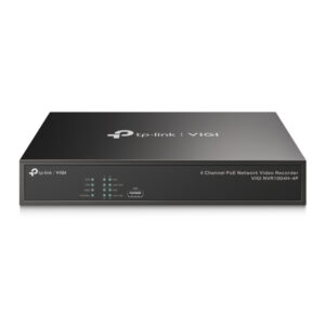 TP-LINK VIGI NVR1004H-4P Grabador de vídeo en red VIGI PoE+ de 4 canales
