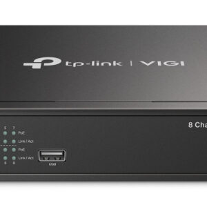 TP-LINK VIGI NVR1008H-8P Grabador de vídeo VIGI de 8 canales PoE+