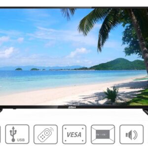 Dahua Technology DHI-LM43-F200 Pantalla profesional 43 Pulgadas FHD - ideal para sistemas CCTV para operar 24/7, VGA/HDMI, altavoces integrados, brillo 330 cd/m²