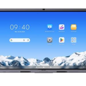 HIKVISION DS-D5C86RB/B2L(EDLA) Pantalla Interactiva Touch de 86 pulgadas Android 14 / Asistentes IA /Google Suite/ Cámara Web 8 MP / Resolución 4K / Bocinas Integradas / Entradas HDMI