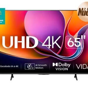 Televisor Hisense 65A65NV - 65 pulgadas, LED 4K UHD, 3840 x 2160 Pixeles, VIDAA SMART TV