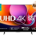 Televisor Hisense 55A65NV - 55 pulgadas, LED 4K UHD, 3840 x 2160 Pixeles, VIDAA SMART TV