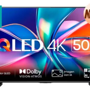 Televisor Hisense 50QD6QV - 50 pulgadas, QLED, QUANTUM DOT, 4K UHD, 3840 x 2160 Pixeles, VIDAA SMART TV