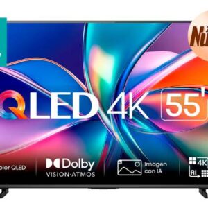 Televisor Hisense 55QD6QV - 55 pulgadas, QLED, QUANTUM DOT, 4K UHD, 3840 x 2160 Pixeles, VIDAA SMART TV