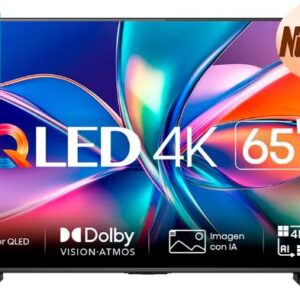 Televisor Hisense 65QD6QV - 65 pulgadas, QLED, QUANTUM DOT, 4K UHD, 3840 x 2160 Pixeles, VIDAA SMART TV