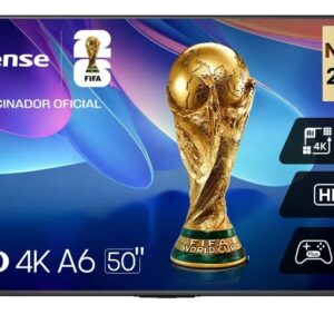 Televisor Hisense 50A60SR - 50 pulgadas, LED 4K UHD, 3840 x 2160 Pixeles, ROKU SMART TV