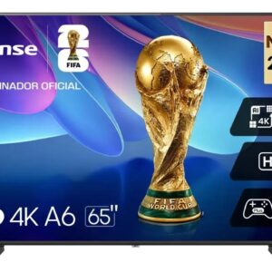 Televisor Hisense 65A60SR - 65 pulgadas, LED 4K UHD, 3840 x 2160 Pixeles, ROKU SMART TV