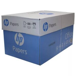Papel tamaño carta color blanco marca HP 764025932868 75gr 92 blancura 10 resmas con 500 hojas cada una