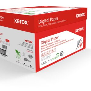 003M02021 XEROX papel digital rojo oficio 99 blancura