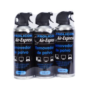 367394 Kit de Aire comprimido PROLICOM - TRIPACK DE AIR-EXPRESS, 440ml, Conexiones y teclados