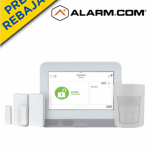 IQ4HUB PACK - Paquete que contiene Sistema de Alarma IQ HUB ALARM.COM autocontenido , con pantalla táctil de 7", Power G 915 Mhz 1 sensor PIR inalámbrico PGP9914 y 2 sensores magnéticos inalámbricos PG9303
