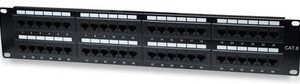 INTELLINET 560283 panel parcheo cat 6 - 48 ptos 2 niveles.
