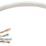 INTELLINET Bobina de cable de red UTP - Solida, 362320, Aluminio con recubrimiento de Cobre (CCA), 305m, CAT 5e, Color Gris, 4 pares, 24AWG