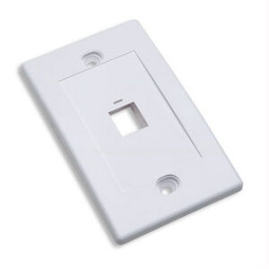 INTELLINET 163286 tapa (faceplate) 1 perforacion color blanco