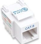 INTELLINET 210591 JACK RJ45 CAT6 KEYSTONE DE IMPACTO BLANCO. Para uso con cable sin blindaje (UTP) Cat6 - Compatible con herramientas de ponchado 110 y Krone