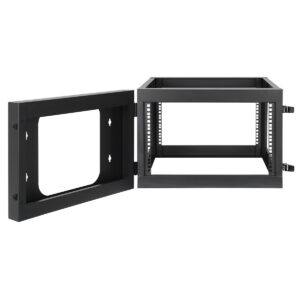 Rack abierto de 19 - Mural, 4 postes, 6U, Ensamblado, 600mm de profundidad, INTELLINET 716031