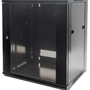 Gabinete de red mural de 19 - 9U, FlatPack, 60Kg, 570x450, INTELLINET 711777