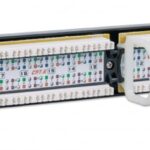 INTELLINET 520959 Panel de Parcheo Cat6 24 puertos 1U; Soporta cable trenzado sólido y multifilar de calibres 22 y 26 AWG.