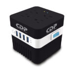 Regulador de Voltaje CDP RU-AVR604 600VA/300W AVR - 4 Salidas, 175 julios, 4 Puertos USB, 120 Vac