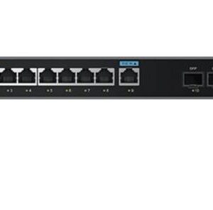 Grandstream GWN7003 Router Gigabit VPN con 2 puertos Gigabit SFP y 9 puertos Gigabit Etherne - 2.2Gbps, Soporta hasta 100 tuneles VPN, compatible con GWN Cloud