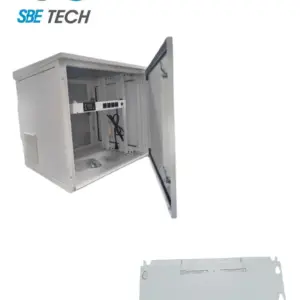SBE TECH SBE-FRT9UR + SBE-SOPFTRT – Gabinete Exterior 19″ 9UR con Herraje de Fijación pa…