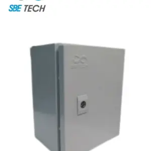 SBE TECH SBE-606025 - Gabinete metálico con platina / NEMA 4 / 600mm de Anco x 600mm de Alto x 250mm de profundidad / Recomendado para Control, Automatización, CCTV y dsitribución eléctirca