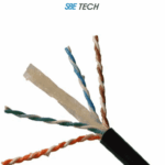 SBE TECH SBE-UTPC6EXT-NP - Cable UTP Categoría 6 para exteriores, 305m, color negro