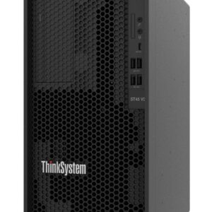 Servidor LENOVO-ThinkSystem ST45 V3 - (7DH4A00GLA), AMD EPYC 4124P 4C 3.8GHz/3.8GHz, ThinkSystem 16GB TruDDR5 5600MHz, DD de 2TB 3.5 Pulgadas
