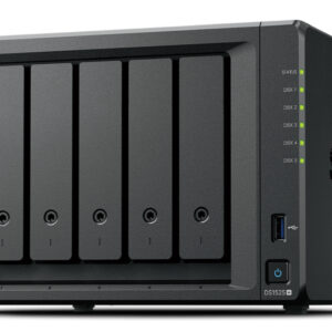 SYNOLOGY NAS DiskStation modelo DS1525+ Expansión hasta 15 Bahías 2 Puertos 2.5GbE soporte 10GbE almacenamiento en Caché SSD hasta 300 TB de Capacidad com
