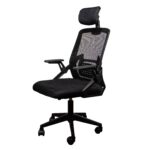 Naceb Technology Silla de Oficina Naceb NA-2789 Axis Air Flow. Silla con malla transpirable - soporte lumbar y cervical, respaldo reclinable y pistón de clase 3