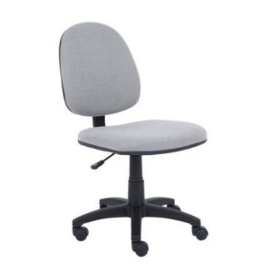 Silla Básica Nextep NE-650BG de Altura Ajustable Color Gris - Base Giratoria Tela en Malla Ajustable 10 cm, Cromada, soporta hasta 120 kg