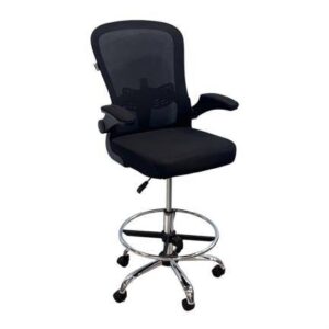 NE-651N Silla Alta Nextep Descansa brazos Ajustable con Reposapiés color Negro Ajustable Diseño con soporte Lumbar Ajustable