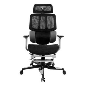 Silla GAME FACTOR CGM700 mesh / reclinable / descansa brazos 3d / estrella metalica / negro