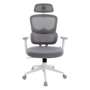 Silla VORAGO start the game CGM-400-WH mesh / reclinable / descansa brazos 1d / blanco