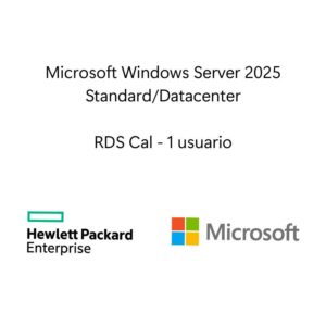 Hewlett Packard Enterprise LTU de Microsoft Windows Server 2025 con servicio de escritorio remoto 1 usuario CAL WW