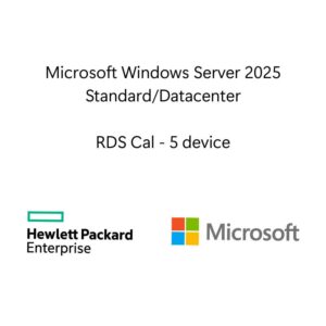 Hewlett Packard Enterprise LTU de Microsoft Windows Server 2025 con servicio de escritorio remoto 5 dispositivos CAL WW