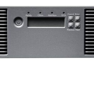 Hewlett Packard Enterprise HPE MSL2024 HPE Storage MSL2024 Tape Library 1x MSL LTO-8 SAS Drive 15x LTO-8 30TB Data Cartridges
