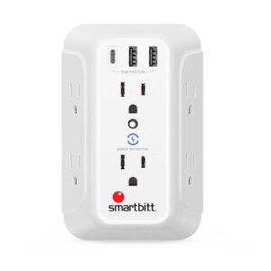 SBSS-BW6-3U Supresor de picos para pared SMARTBITT 1480 Joules