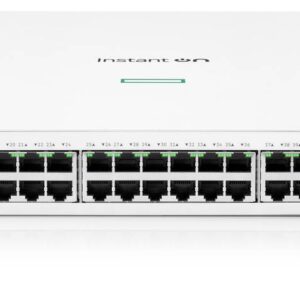 Hewlett Packard Enterprise Switch HPE Instant On 1960 - 48 puertos + (2p-10Gb Ethernet) RJ-45, 2SFP+ (JL808A)