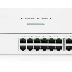 Hewlett Packard Enterprise Switch HPE Instant On 1930 Gigabit Ethernet - 24 puertos PoE Clase 4 370 W, 4SFP+ 10GbE (JL684B)