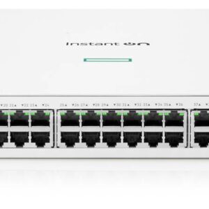 Hewlett Packard Enterprise Switch HPE Instant On 1930 Gigabit Ethernet - 48 puertos PoE Clase 4 370 W, 4SFP+ 10GbE (JL686B)