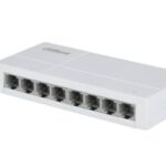 Dahua Technology DH-SF1008L Switch de Escritorio con 8 puertos Fast Ethernet (10/100 Mbps) - diseño compacto de capa 2, con capacidad de switching de 1.6 Gbps