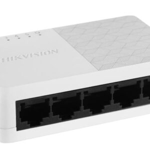 HIKVISION DS-3E0105D-O - Switch No Administrable de 5 Puertos 10/100 Mbps para Escritorio