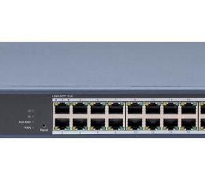 HIKVISION DS-3E1526P-EI Switch Gigabit PoE+ / Monitoreable / 24 Puertos 1000 Mbps PoE+ / 1 Puerto 100 uplink / 1 Puerto 1000 Mbps Uplink