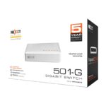 NSW-N501G Switch NEXXT Essential de 5 puertos Gigabit - 10 Gbps, 110/220 V