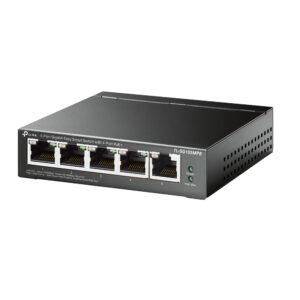 Switch TP-LINK TL-SG105MPE - Negro, 120 W, 5 puertos