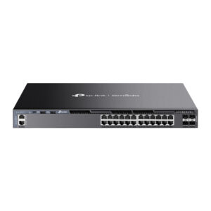 SG6428X Switch administrado L3 apilable Gigabit de 24 puertos Omada con 4 ranuras 10G