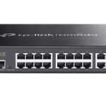 TP-LINK Switch administrable L3(SG5428X) 24 puertos Gigabit RJ45 y 4 ranuras SFP+ de 10 Gbps - 1 puerto de consola RJ45, 1 puerto de consola USB tipo C, 1 puerto US